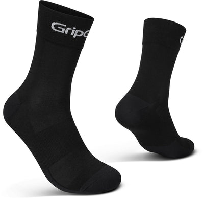 Gripgrab - ride regular cut zomer fietssokken 1 paar wielersport coolmax sokken - unisex - zwart