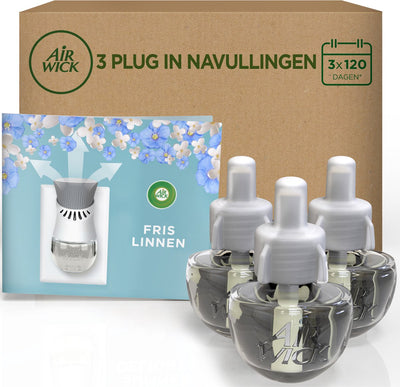 Air wick elektrische luchtverfrisser - fris linnen + 3 navullingen