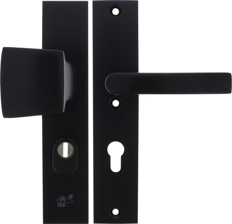 Starx duwergarnituur lang pc72 skg3 kerntrekbeveiliging aluminium zwart