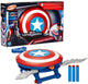 Hasbro marvel studios captain america brave new world nerf skyshot-blaster, schild-rollenspelspeelgoed