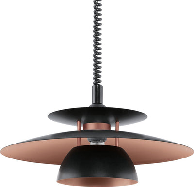 Eglo brenda hanglamp - e27 - ø 43 cm - zwart koper