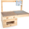 Small foot houten modderkeuken buiten speelkeuken voor kinderen.