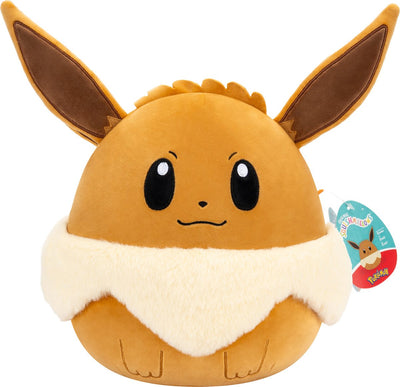 Squishmallows pokémon knuffel pluche - evoli, 35cm