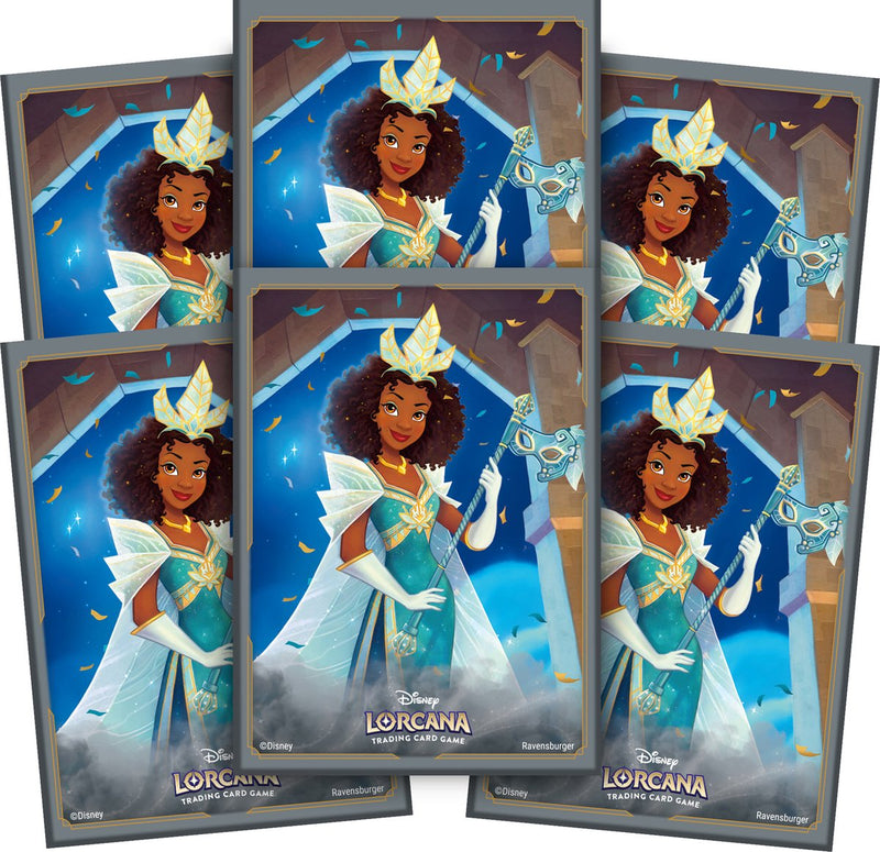 Disney lorcana tcg - shimmering skies - tiana 65 card sleeves