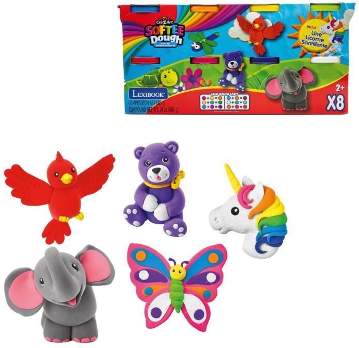Lexibook softee dough - 8pcs