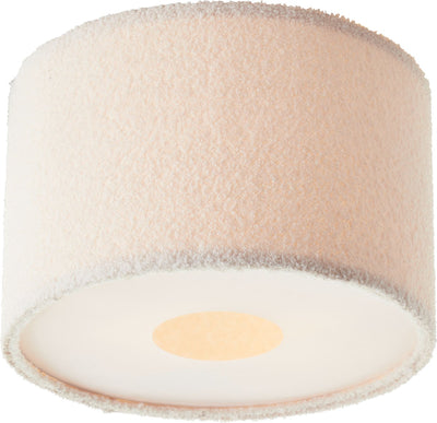 Brilliant teddy - plafondlamp - e27 max 1x25w - teddystof - beige