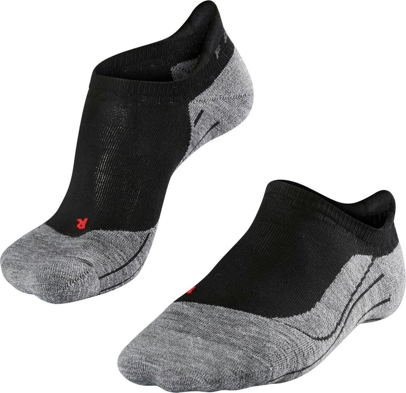 Falke ru4 invisible anti-blaar katoen functioneel materiaal hardloopsokken dames zwart - maat 37-38