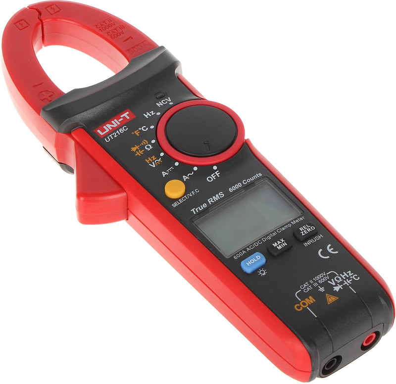 Uni-t ut-216c serie - digitale stroomtang - true rms - ncv functie