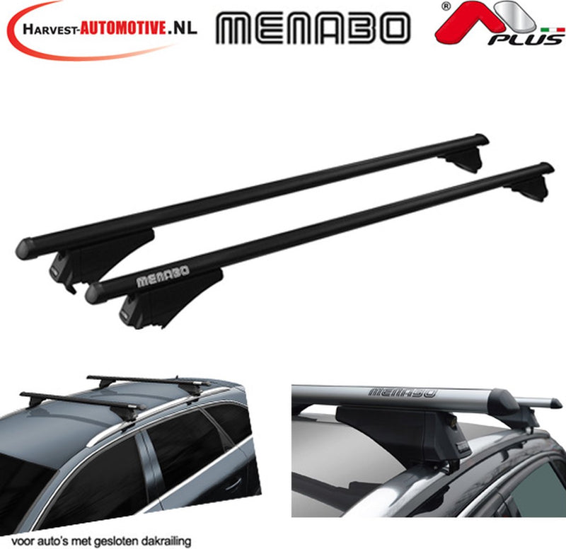 Menabo tiger xl zwart dragers 135cm