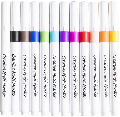 Creativ company creatieve multi stift 4mm diverse kleuren - 12st.