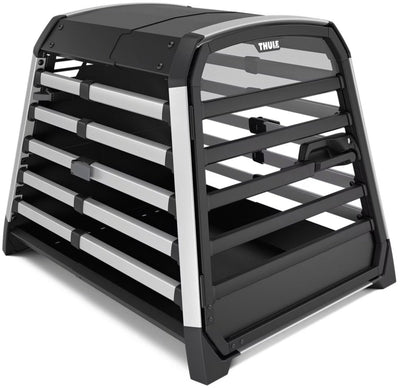 Thule allax compact transportbench - hondenautobench - grijs 77-82x65x65 cm m compact