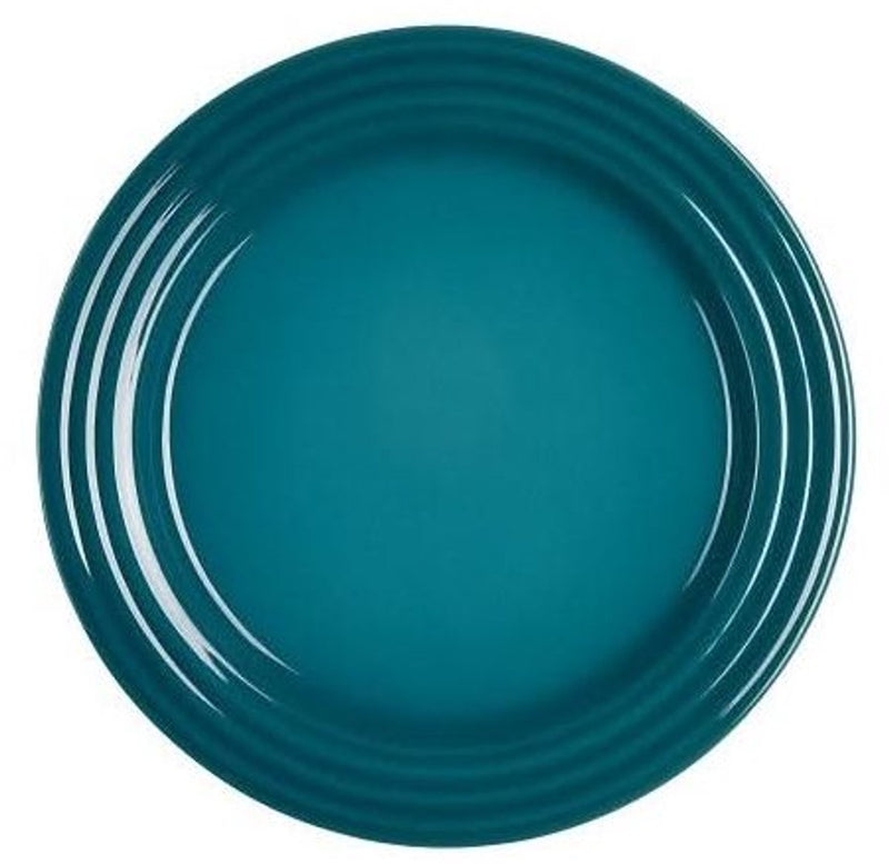 Le creuset ontbijtbord dessertbord - deap teal - ø 22 cm