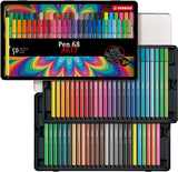 Stabilo pen 68 - viltstift - metalen doos met 50 stuks - afbeelding 1