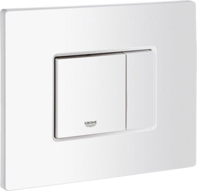 Grohe skate cosmopolitan bedieningspaneel toilet - dual flush - kunststof - alpine wit