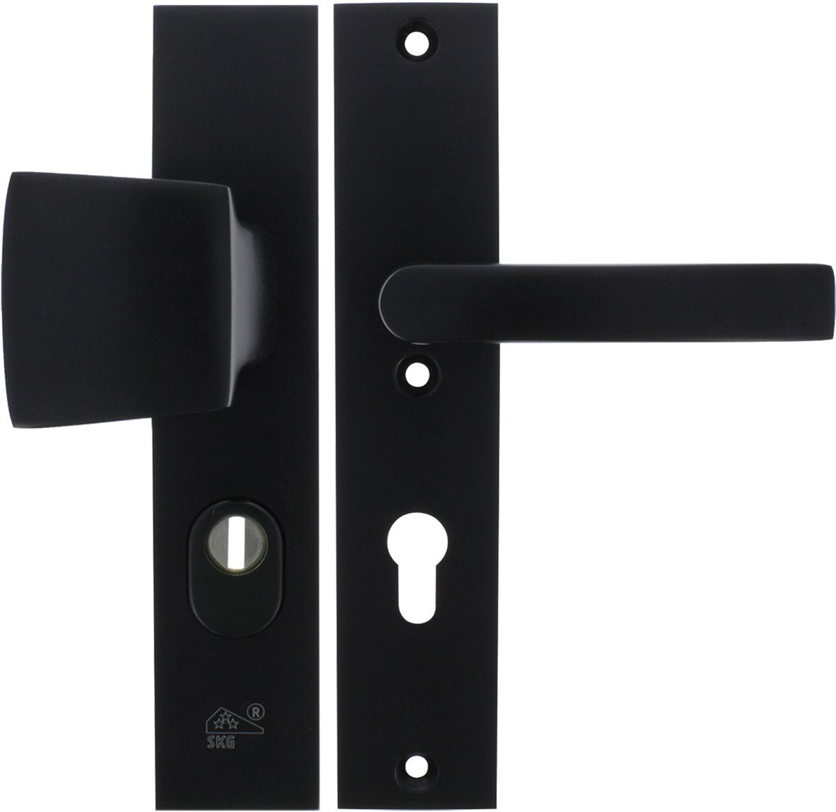 Starx duwergarnituur lang pc72 skg3 kerntrekbeveiliging aluminium zwart