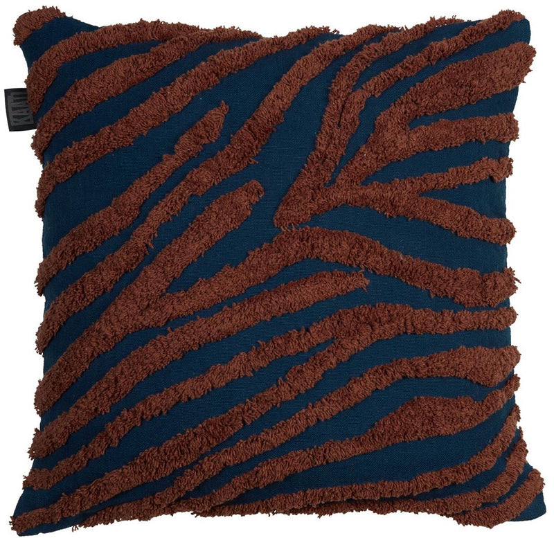 Kaat amsterdam marty sierkussen - 45x45 cm - blauw