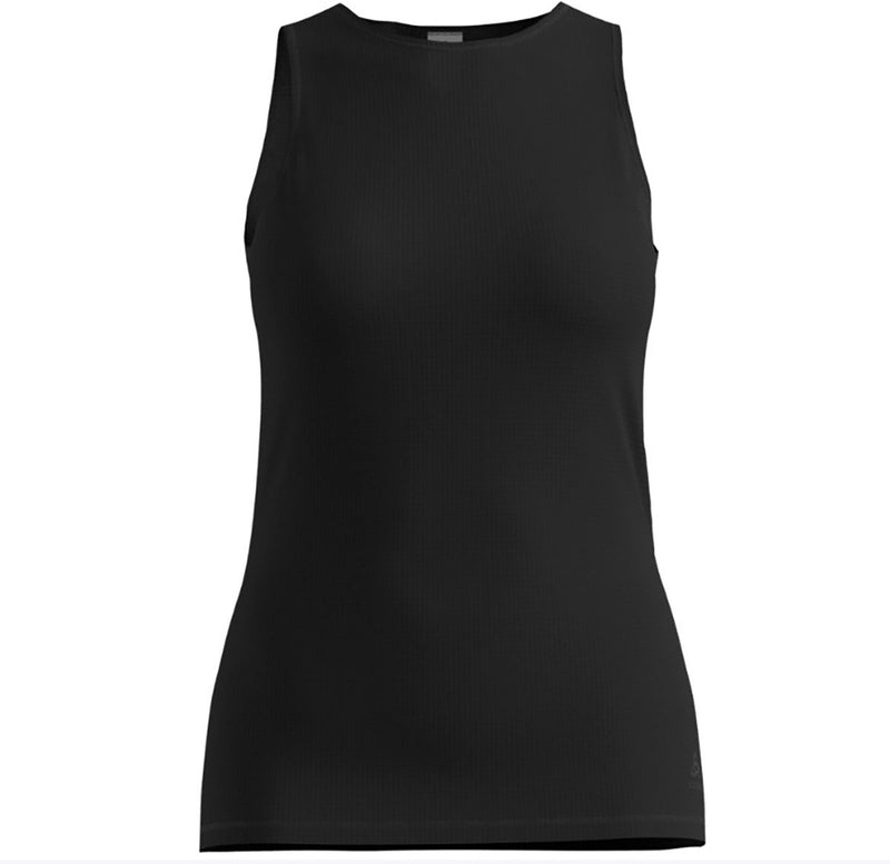 Odlo active light base layer singlet met ronde hals - vrouwen - zwart - m