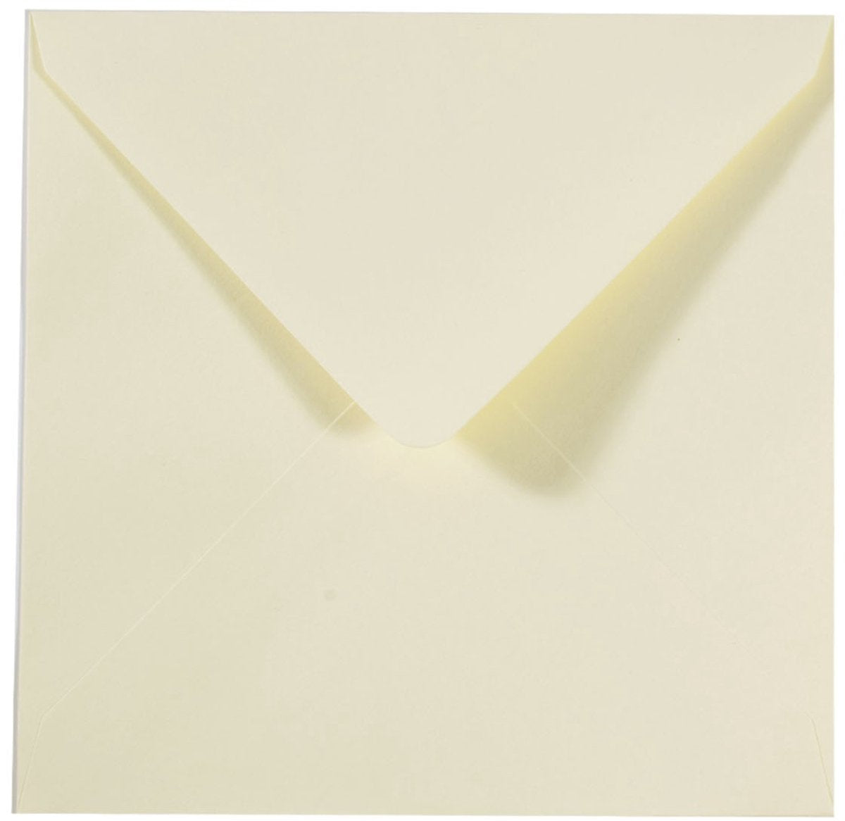 Florence enveloppen van stevige kwaliteit, ivoor groot vierkant, 25 stuks, 16 x 16 cm voor wenskaarten