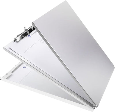 Westcott klembord - met opbergvak - aluminium - a4 - ac-e17002