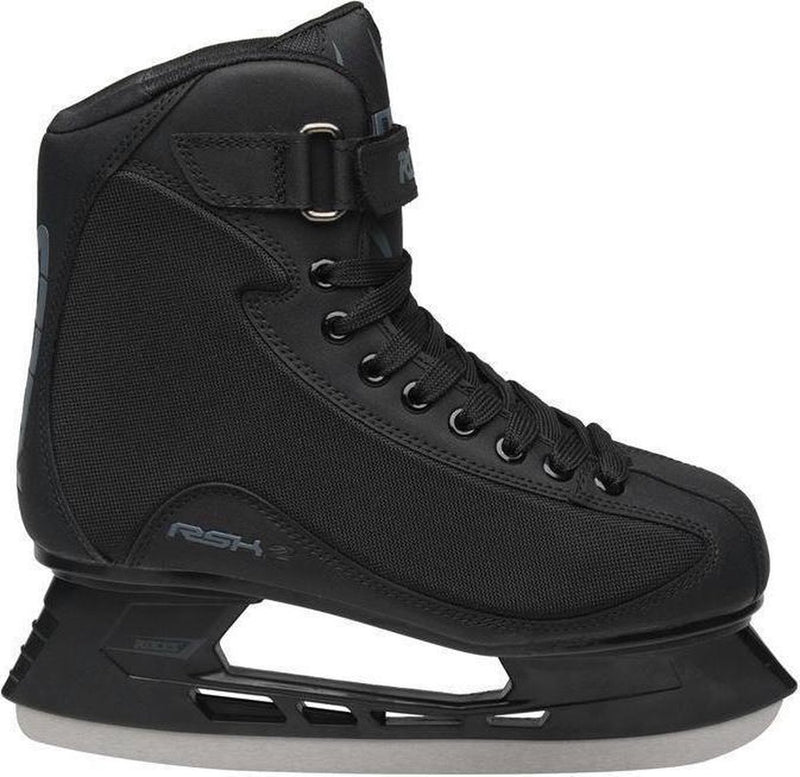 Roces – rsk 2 – ijshockeyschaatsen – schaatsen heren – zwart – stevige constructie rvs ijzer – maat eu 47