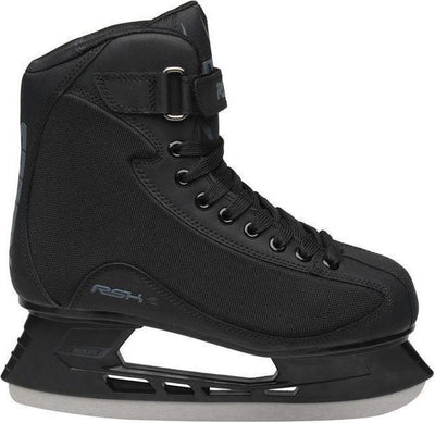 Roces - rsk 2 - ijshockeyschaatsen - schaatsen heren - zwart - stevige constructie rvs ijzer - maat eu 46