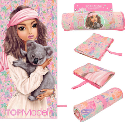 Depesche - topmodel microvezel handdoek - wild