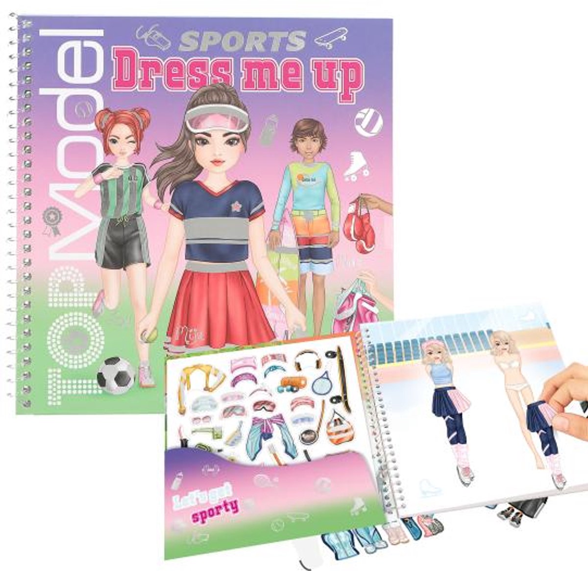 Depesche - topmodel dress me up stickerbook - sports