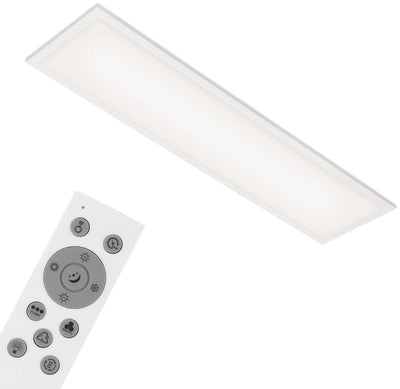 Briloner colour - led plafonniére - plafondlamp - ultraplat design - incl. afstandsbediening - cct kleurtemperatuurregeling - rgb-kleurwisselregeling - traploos dimbaar via afstandsbediening - ip20 - 24w