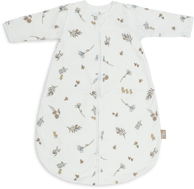 Jollein newborn slaapzak zomer jersey met afritsbare mouw 60cm - rond - riverside - zomerslaapzak