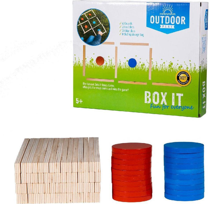 Outdoor play box it - speelgoed - maak snel kubussen - competitief - vanaf 5 jaar