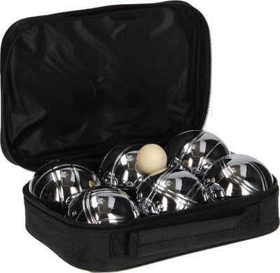Get go jeu de boules set v - 6 ballen - chroom