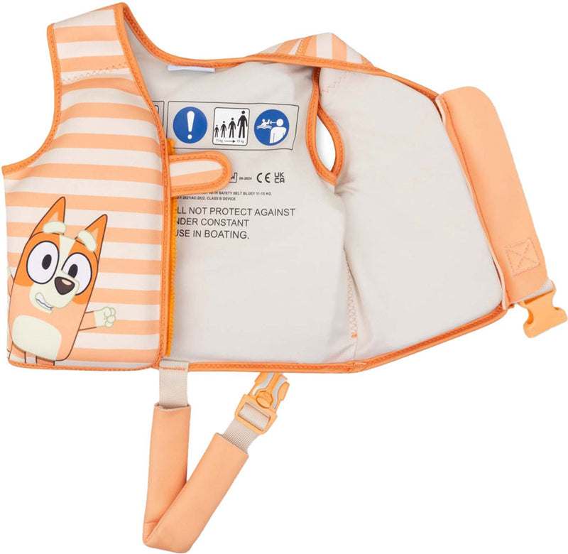 Swim essentials zwemvest - oranje - bluey - 3 6 jaar