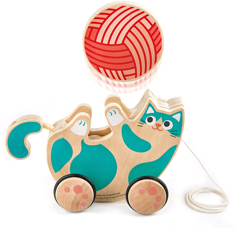Hape trekdier spinnende kat - - vanaf 12 maanden
