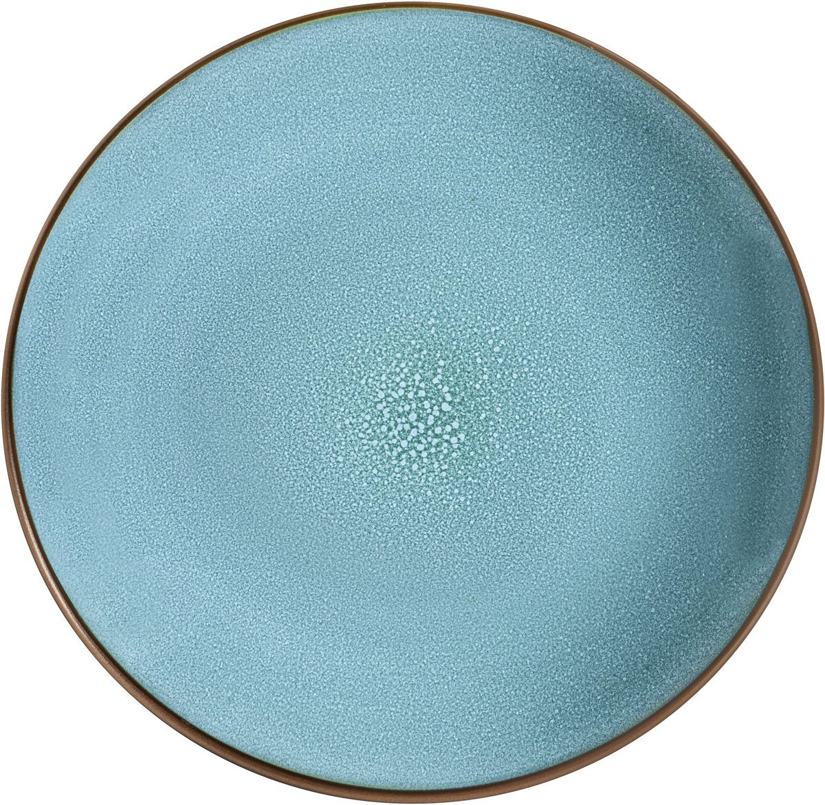 Medard de noblat - feeling turquoise - dessertbord 21 cm - 6 delig - stoneware