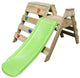 Paradiso toys paradiso wooden playground with climbing wall