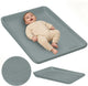 Lionelo megs verschoonkussen aankleedkussen – multifunctioneel waterdicht verschoonmatje met verhoogde randen, antislip pu-schuim – comfortabel, veilig hygiënisch (70×49×7 cm)