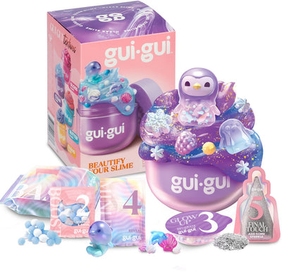 Moose toys gui gui slijm - single pack assortiment - maak je eigen sprankelende, geurende slime