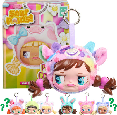 Just play happy haul sour pouts vinyl pluche sleutelhanger