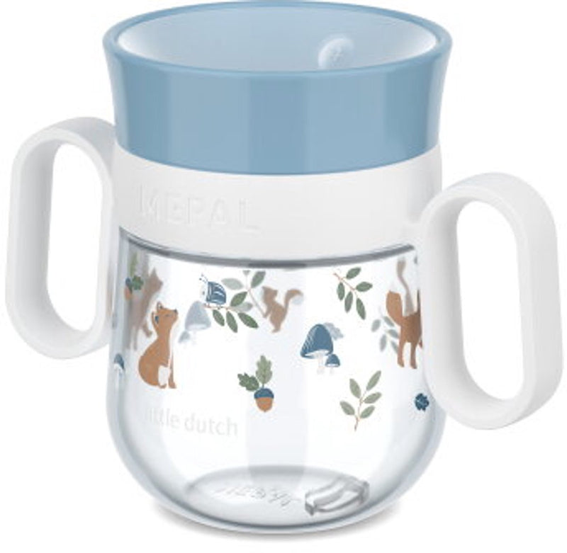 Mepal mio 360° drinkbeker little dutch - 200 ml - makkelijk vast te houden - kinderservies - forest friends