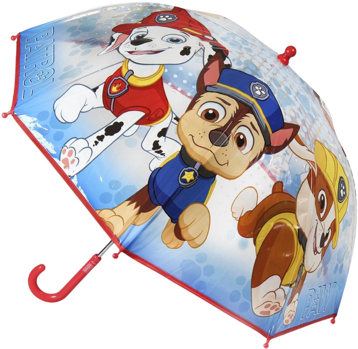 Paw patrol paraplu kinderparaplu transparant