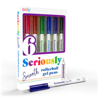 Ooly - seriously smooth - rollerball gelpennen - 6 stuks