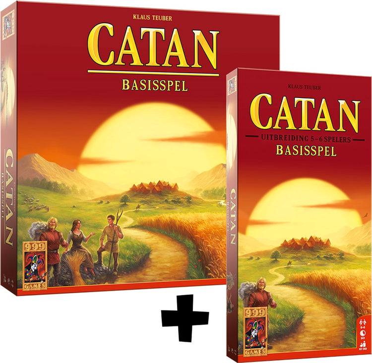 999games 999 games - catan voordeelbundel! basis + uitbreiding 5 6 bundel