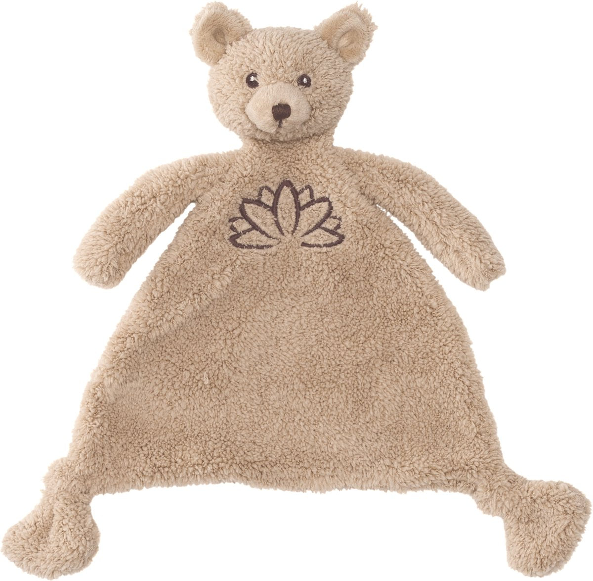 Happy horse mindful beer knuffeldoek 22 cm - beige - baby cadeau