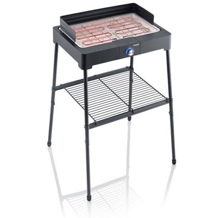 Severin pg8566 elektrische barbecue 2200w zwart