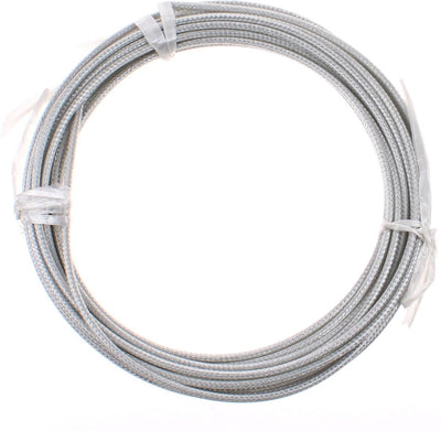 Elvedes rol buitenkabel rem 10m gevlochten zilver