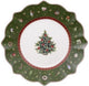 Villeroy boch toy’s delight ontbijtbord - 24 cm - groen - kerst