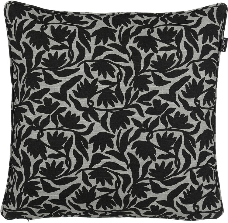 Mica decorations kelly outdoor kussen zwart - l45xb45xh10cm