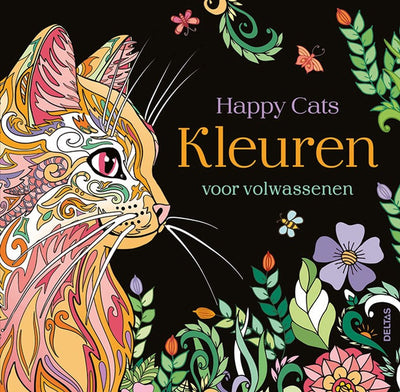 Deltas happy cats - kleuren voor volwassenen