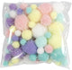 Creativ company https: www.cchobby.nl pompons-d-15-40-mm-glitter-ca-75-stuk-pastelkleuren-62-gr-1-doos