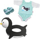 Heless poppen zwemset pinguin - badkleding voor poppen 35-45 cm.